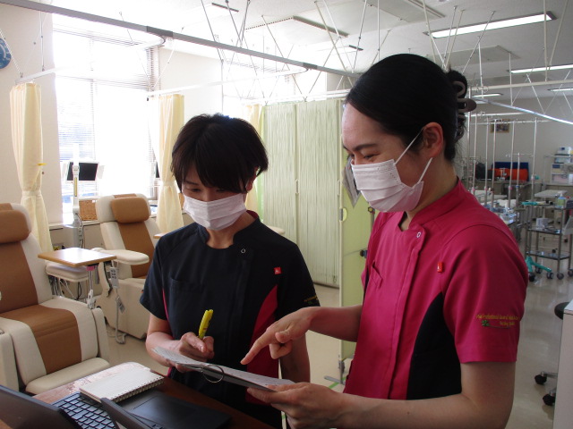 化学療法室にて